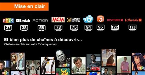 Chaines manquantes sur lApp Orange TV